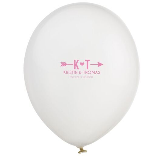 Cupid's Arrow Latex Balloons